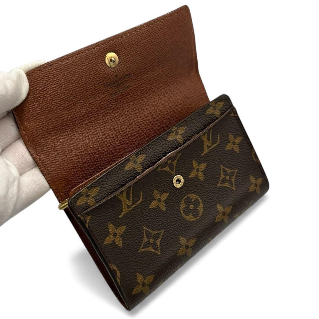 【極美品】ルイヴィトン ポルトフォイユ アレクサンドラ モノグラム 折り財布