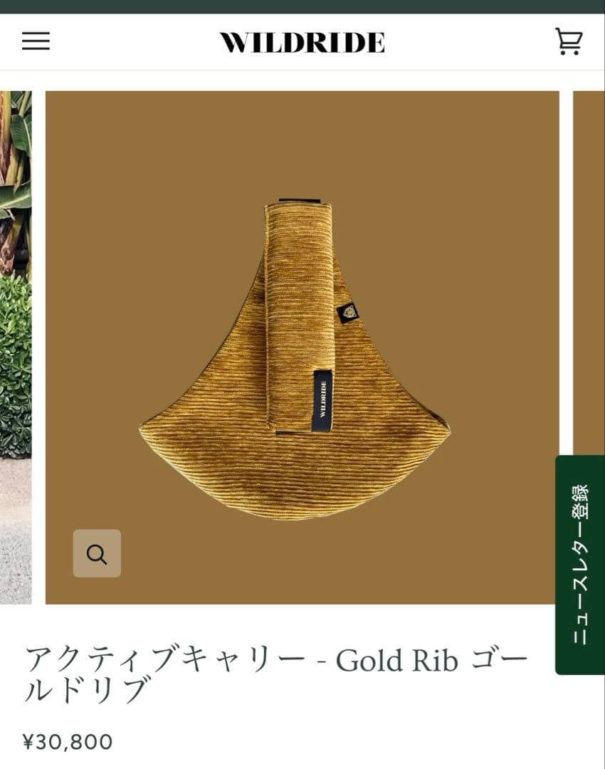 WILDRIDE アクティブキャリー ゴールドリブ