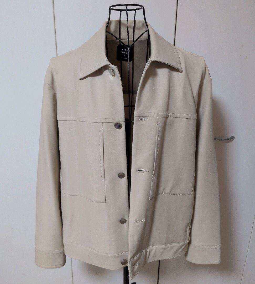 UNITED TOKYO トラックジャケット　ベージュ　短丈　size:1