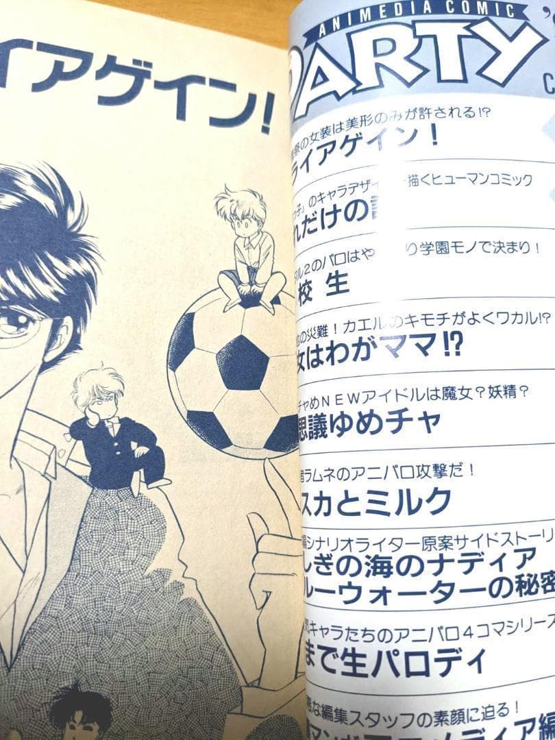 90年代アニメディアの付録コミック　２冊 ANIMEDIA Comic '90s