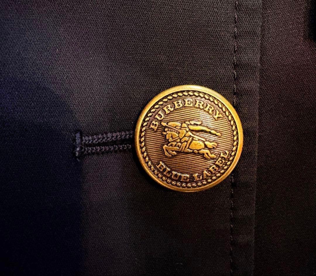 BURBERRY BLUE LABEL ネイビー テーラードジャケット