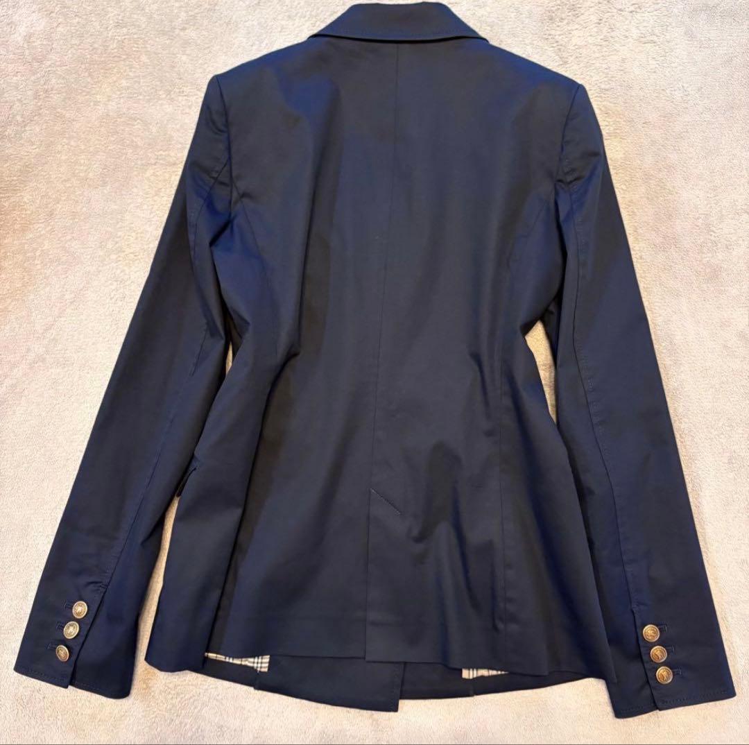 BURBERRY BLUE LABEL ネイビー テーラードジャケット