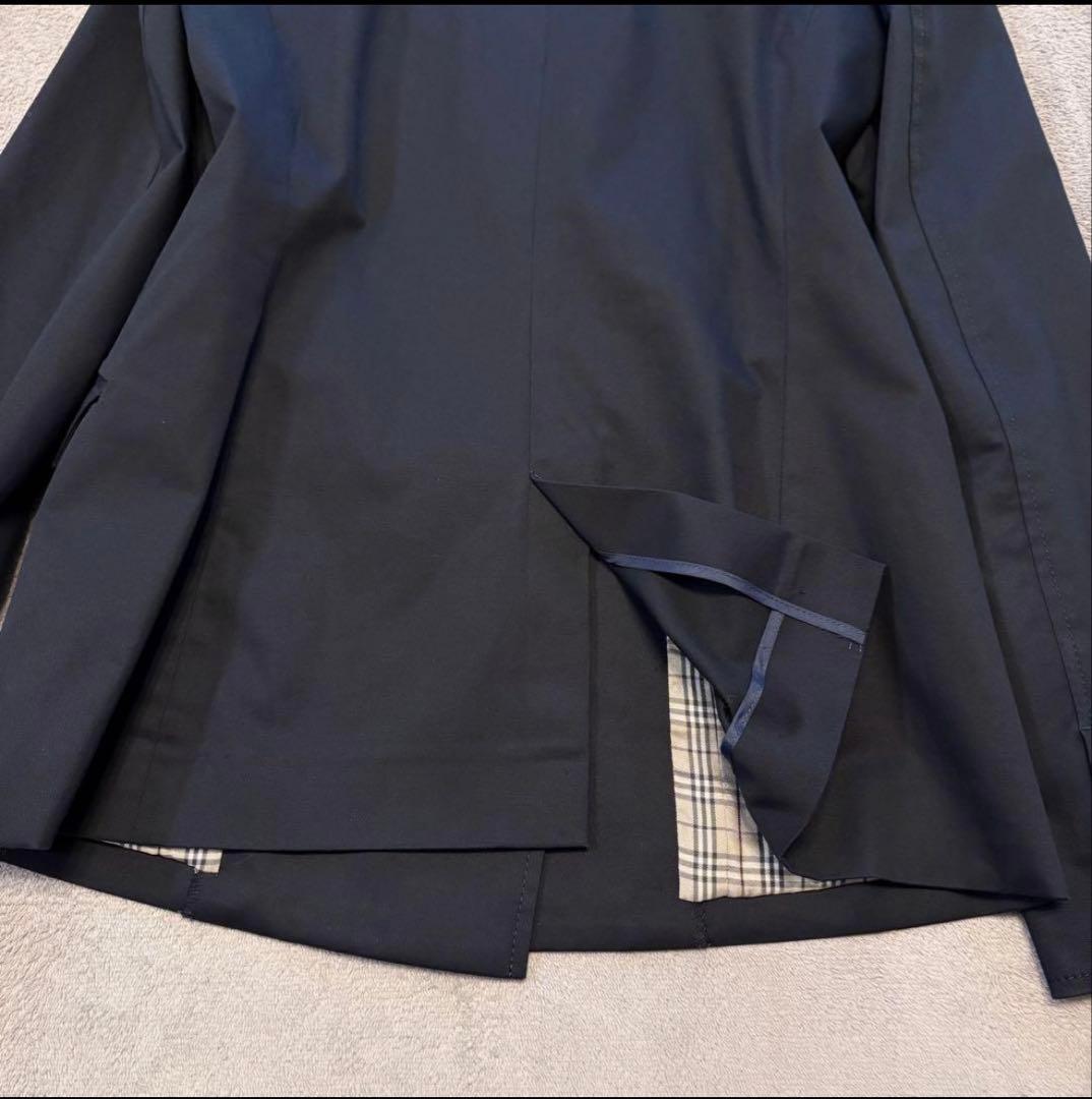 BURBERRY BLUE LABEL ネイビー テーラードジャケット