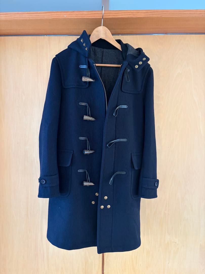 SCYE BASICS ネイビー ダッフルコート sizeM