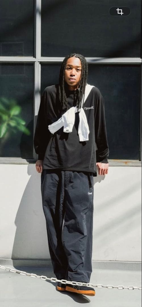 オプトスタフ FRUIT OF THE LOOM × OPTSTUFF ブラック
