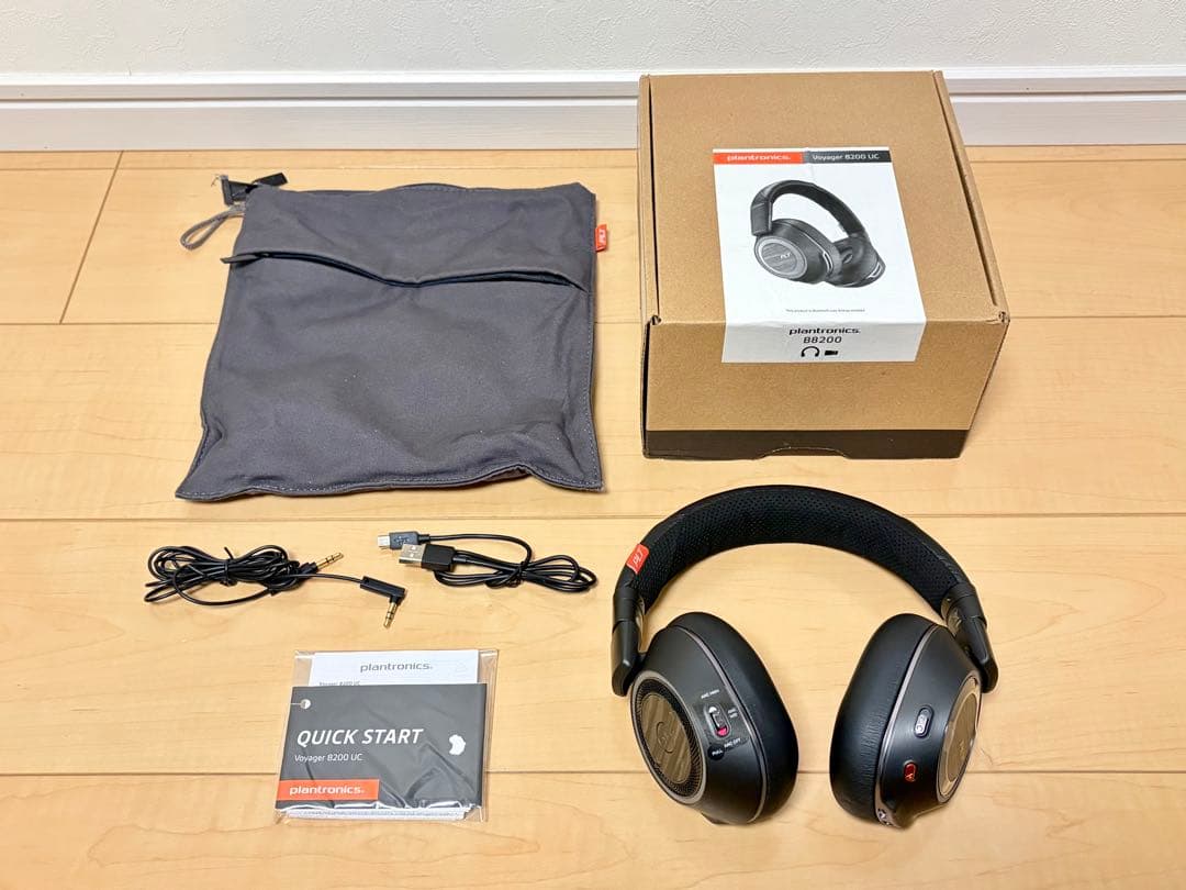 【激レア美品】Voyager 8200 UC テレワーク高級ヘッドセット 箱完備