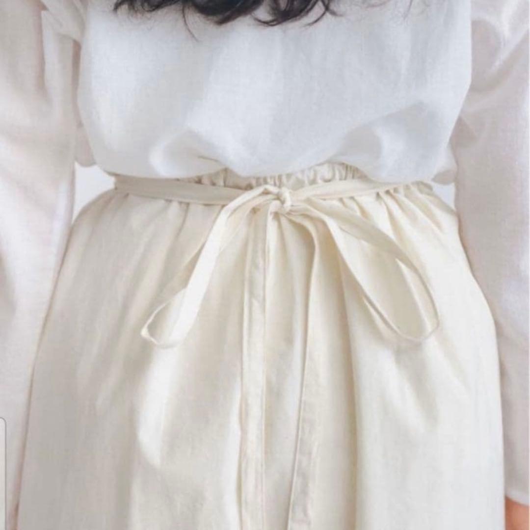 Yoli cotton gather skirt サイズ2 オフホワイト