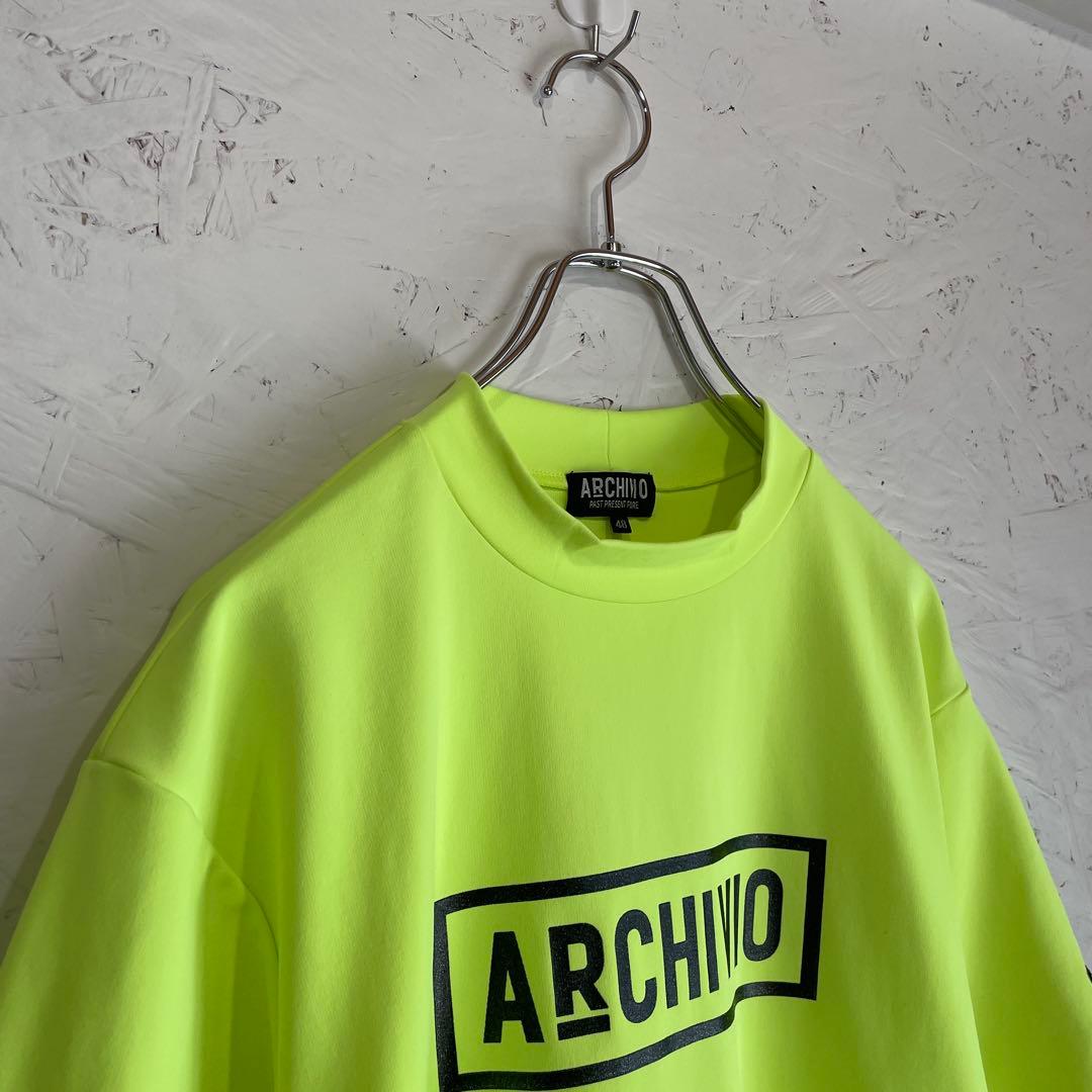 日本製　ゴルフウェア【ARCHIVIO】モックネック半袖プルオーバー　48