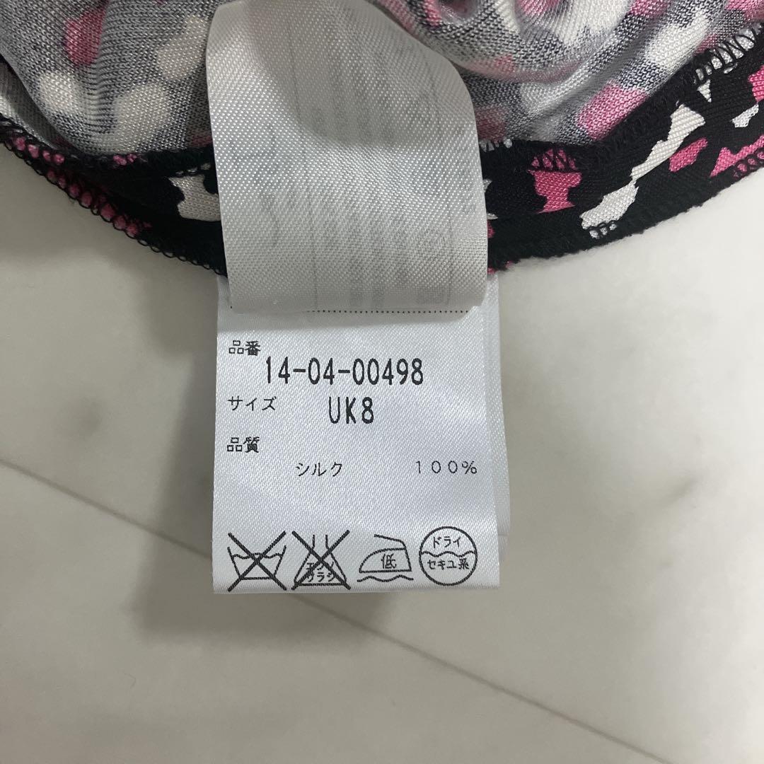 ダイアナ妃愛用 Issa London 総柄ワンピース 美シルエット