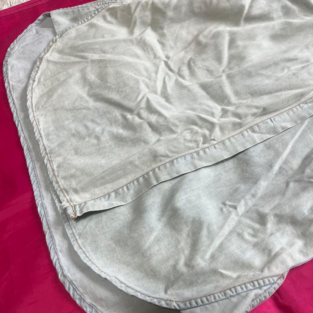 【良品】DIANEvonFURSTENBERG ラップワンピース デニム 2 M