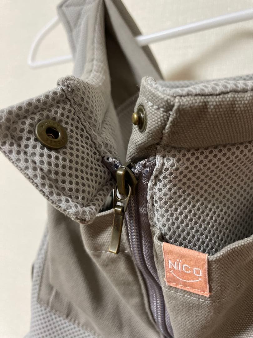どとーる ⭐︎美品⭐︎キューズベリー　抱っこ紐　NICO オールメッシュグレー