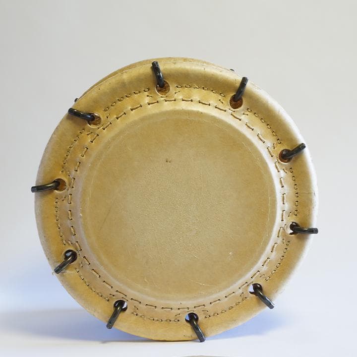 締太鼓 和太鼓 木製 皮革 バチ付き