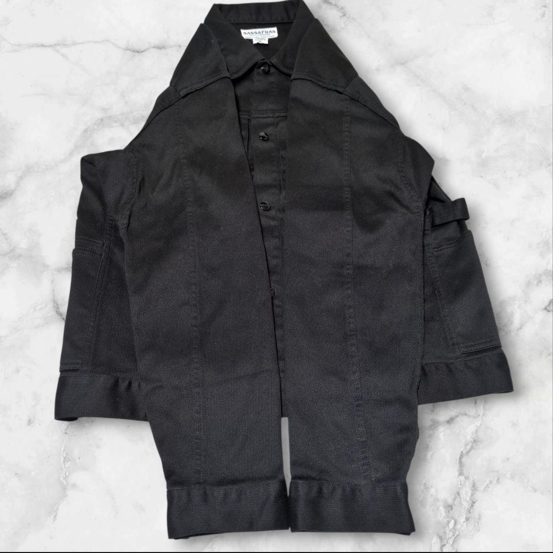 未使用級✨SASSAFRAS ガーデナージャケット 黒 XL ワークジャケット