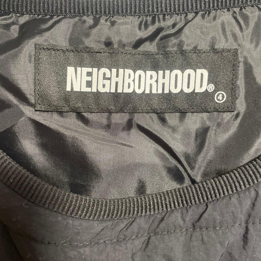 NEIGHBORHOOD ブラック 20AW PUFF / N-VEST