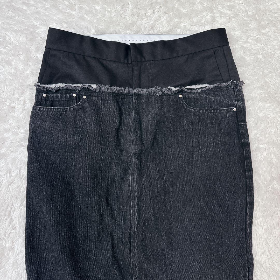 Knuth Marf docking maxi denim skirt Mサイズ