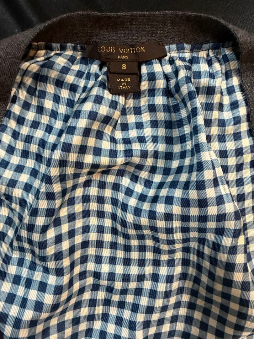 LOUIS VUITTON グレー カーディガン S