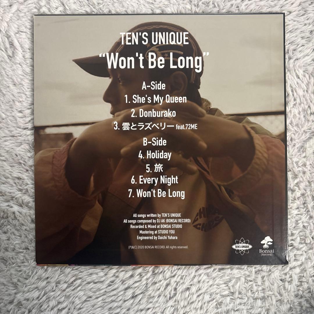TEN'S UNIQUE Won't Be Long レコード