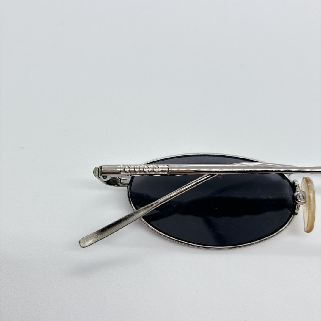 GUCCI サングラス GG165/S メタル イタリア製 シルバー シェイプ