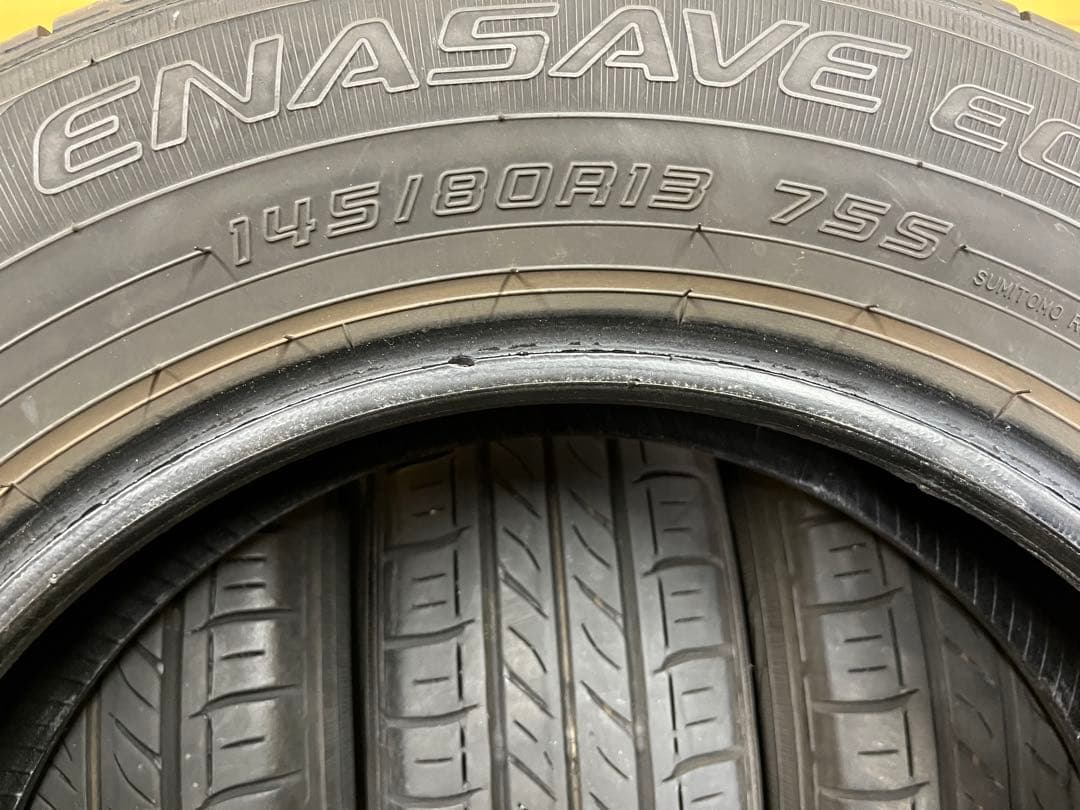 145/80R13・ラジアルタイヤ4本・夏タイヤ・タント、アルトなど軽四用　中古