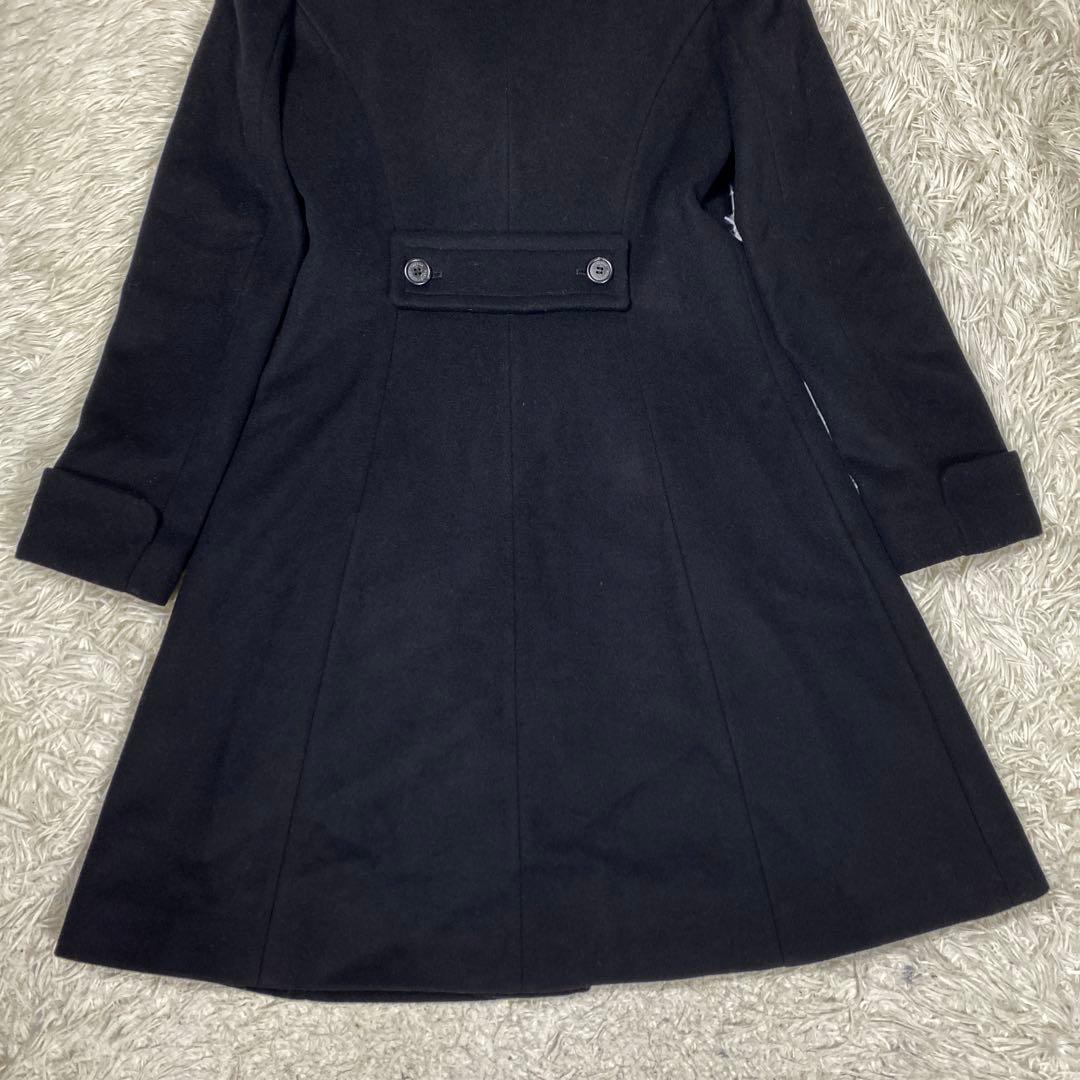 美品　ローレンラルフローレン　ファーコート　ブラック　サイズ2(M)