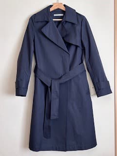 theory luxe ネイビー トレンチコート サイズ38 濃紺