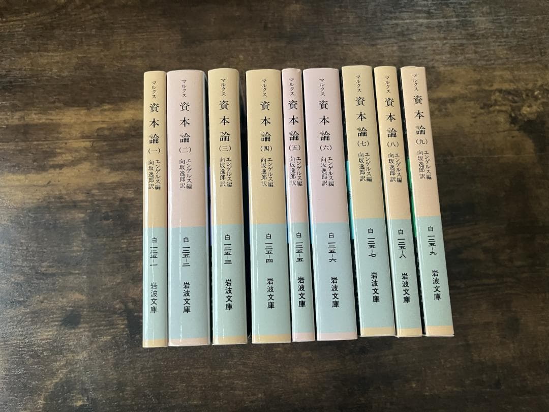 マルクス 資本論（全9冊セット）岩波文庫【まんが版おまけ付き】