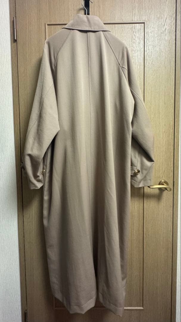 美品Spick & Spanステンカラーウールトレンチイエナスピックベイクルーズ