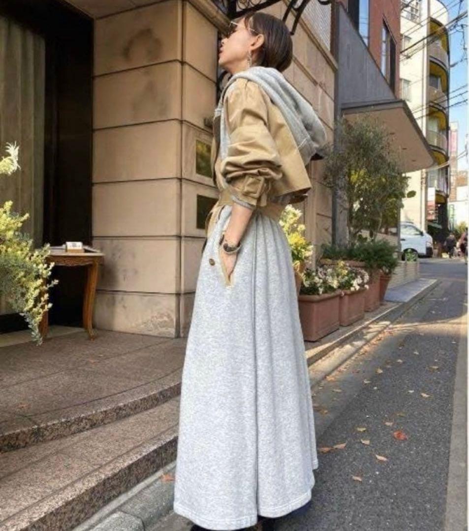Ameri vintage パーカー ドッキング トレンチコート　有村架純着用