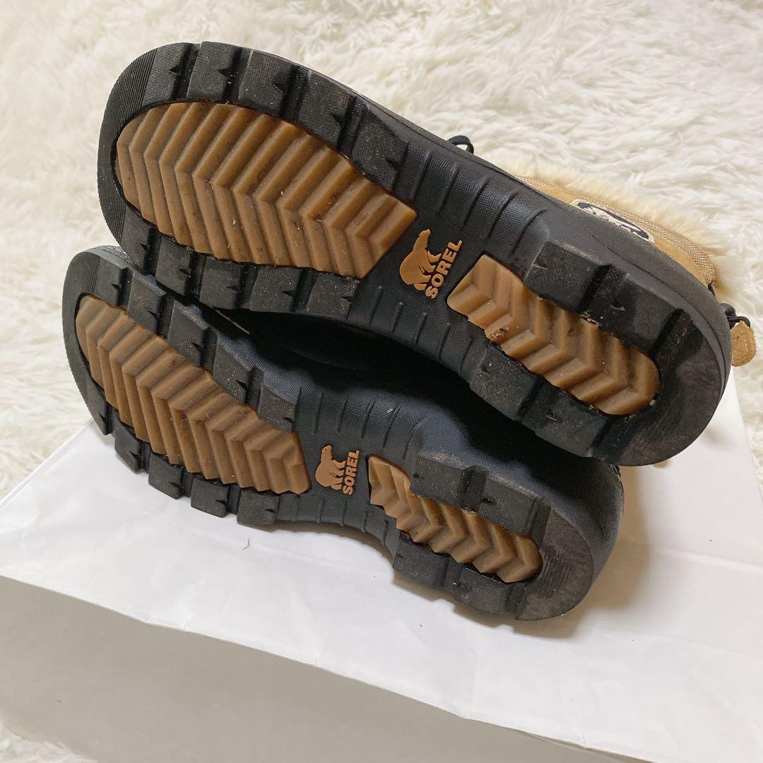 SOREL TIVOLI Ⅲ ソレル スノーブーツ ベージュ 24 ファー 美