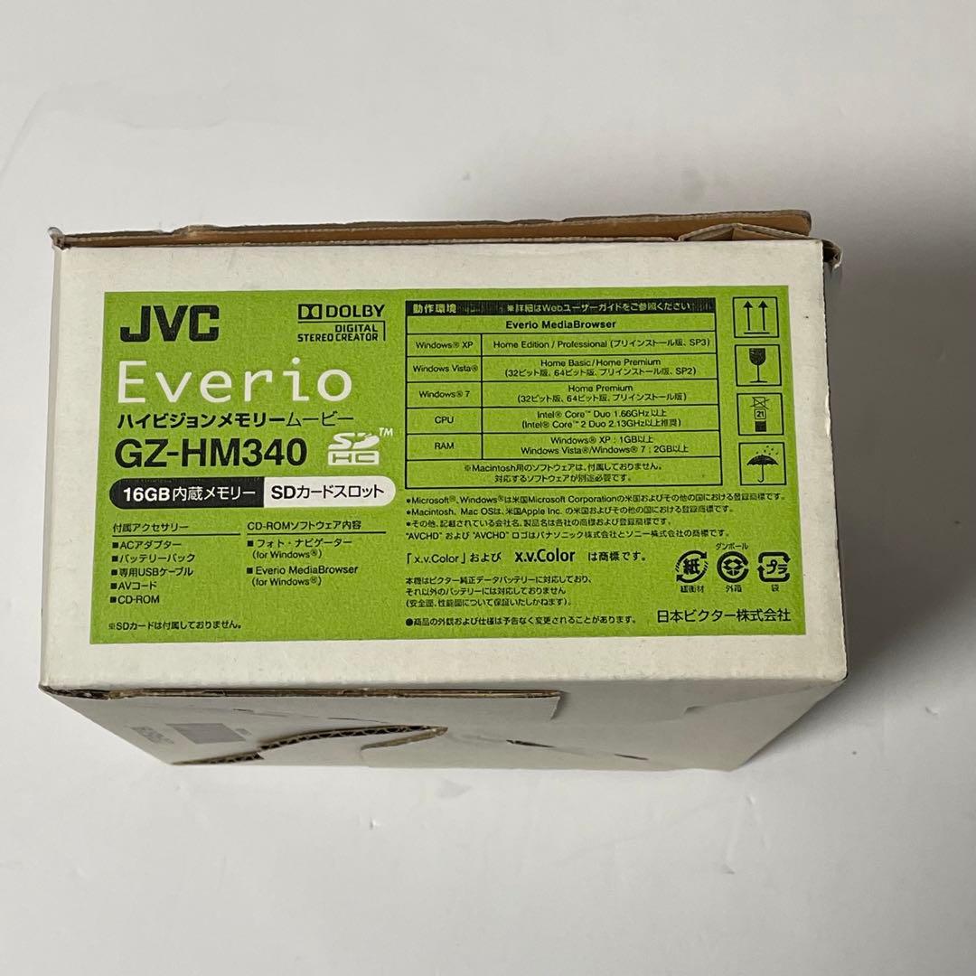JVC Everio HD ビデオカメラ　GZ-HM340 中古品
