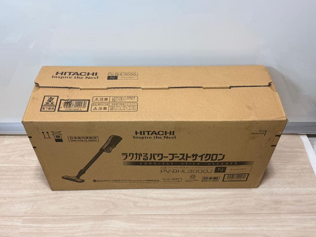 HITACHI コードレススティッククリーナー PV-BHL3000J