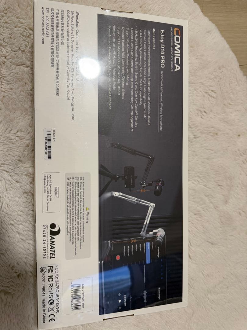 COMICA EJoy D10 PRO ワイヤレスマイク ゲーミング