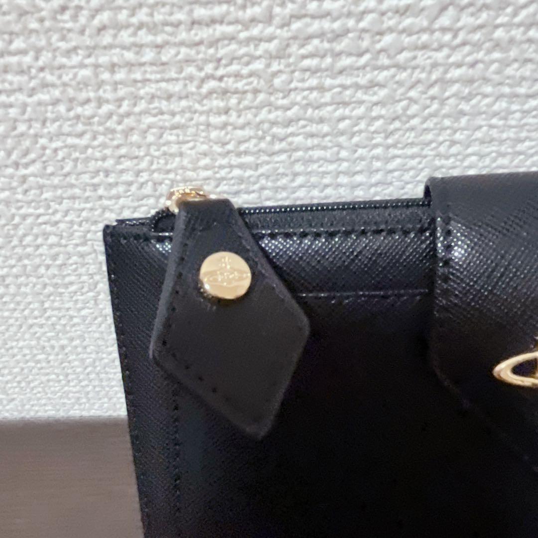 VivienneWestwood 二つ折り財布　長財布　ブラック　フラグメント