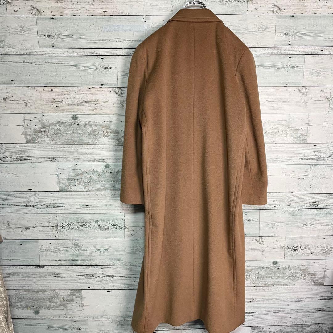 ☆カシミヤ100%☆ドーメル　ロングチェスターコート　11号　キャメル