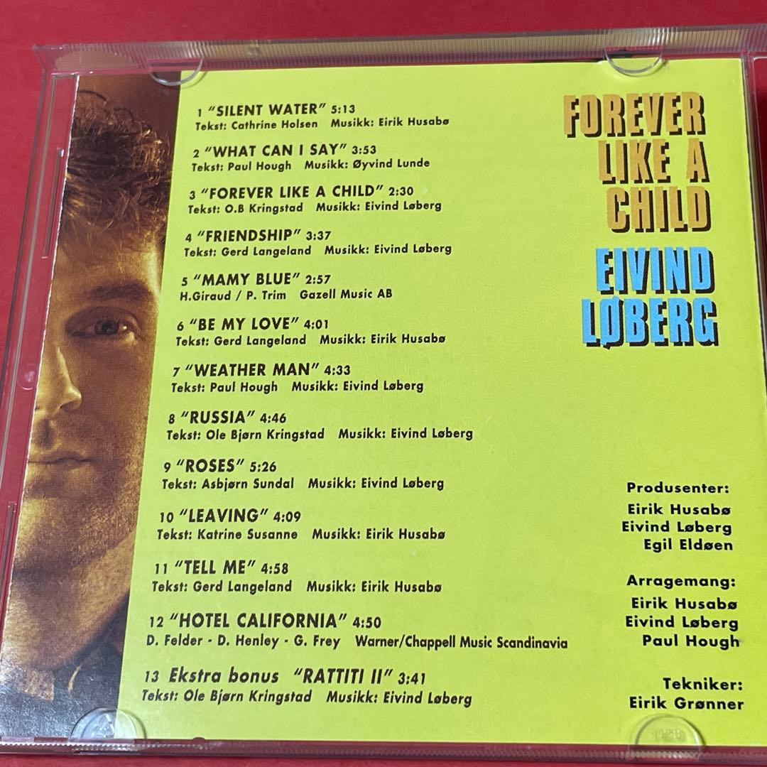 Eivind Løberg FOREVER LIKE A CHILD 北欧AOR