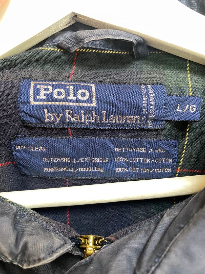 Polo Ralph Lauren スイングトップ ネイビー チェック裏地
