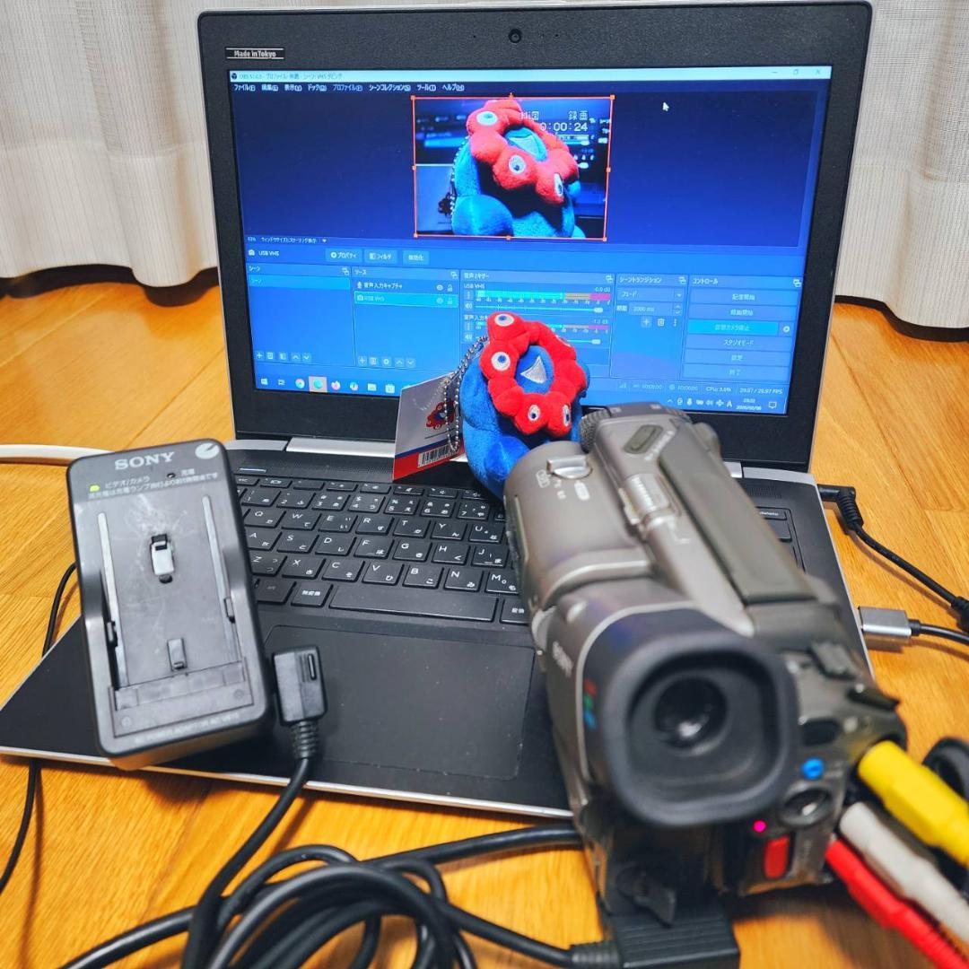 【動作確認済】 SONY Hi8 高画質 ビデオカメラ CCD-TR1 セット