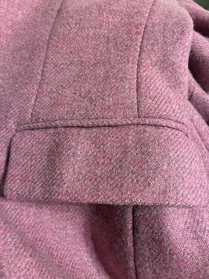 美品　MaxMara バージンウール100%テーラードJKピンク40