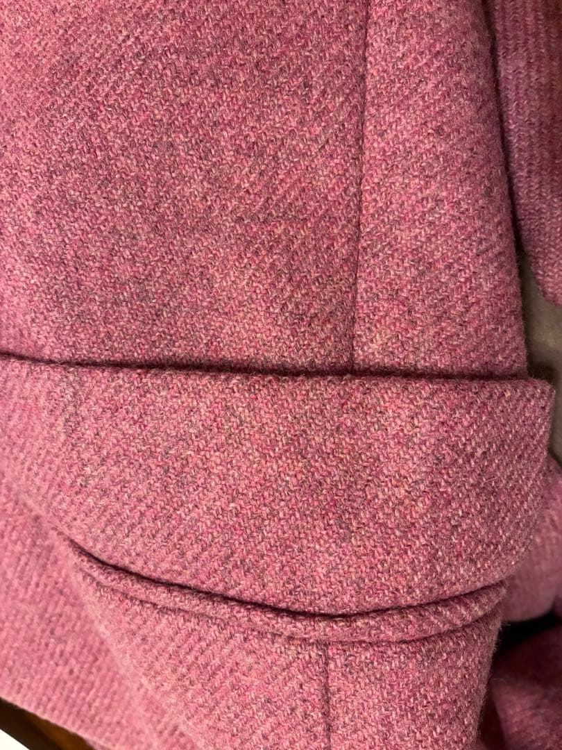 美品　MaxMara バージンウール100%テーラードJKピンク40