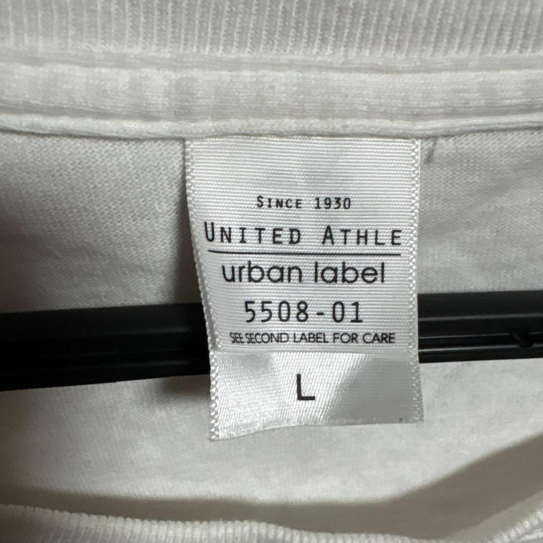UNITED ATHLE ホワイト Tシャツ L
