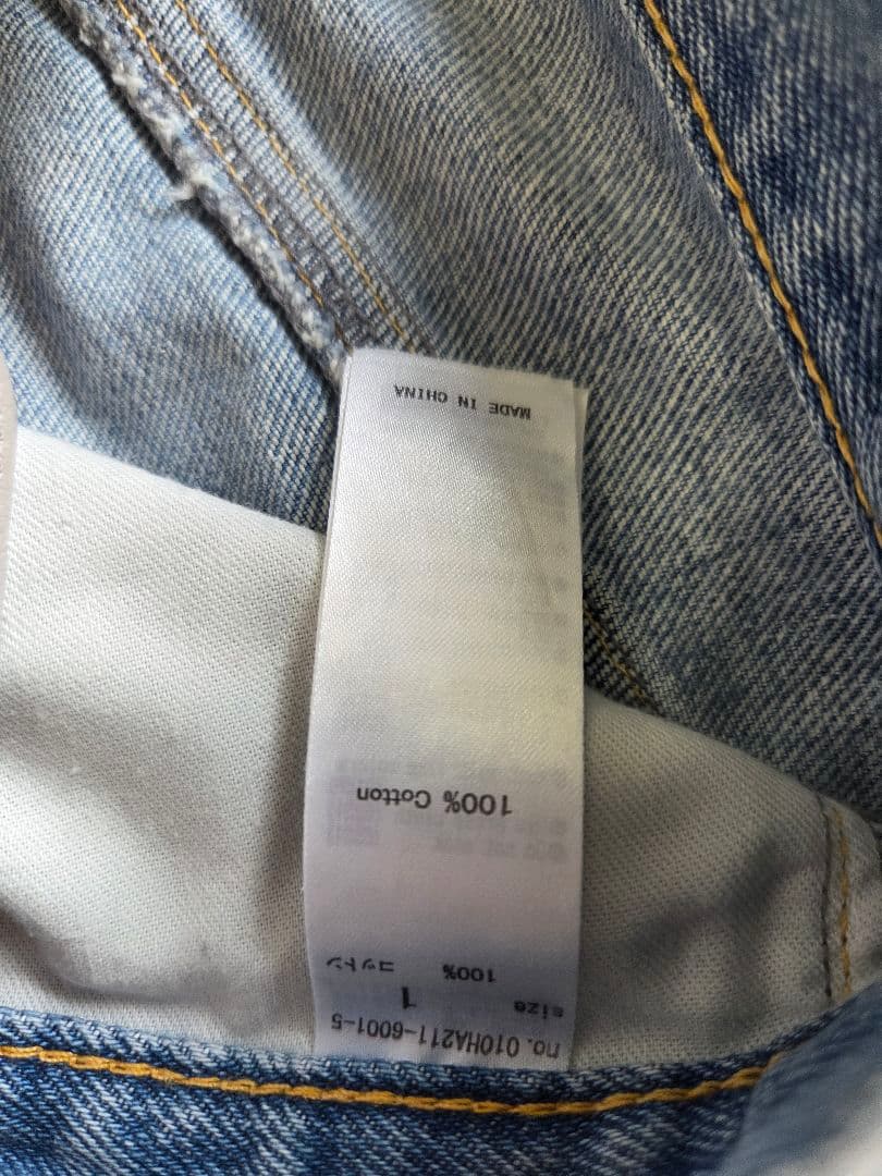 MOUSSY CROSS WAIST WIDE STRAIGHT　1