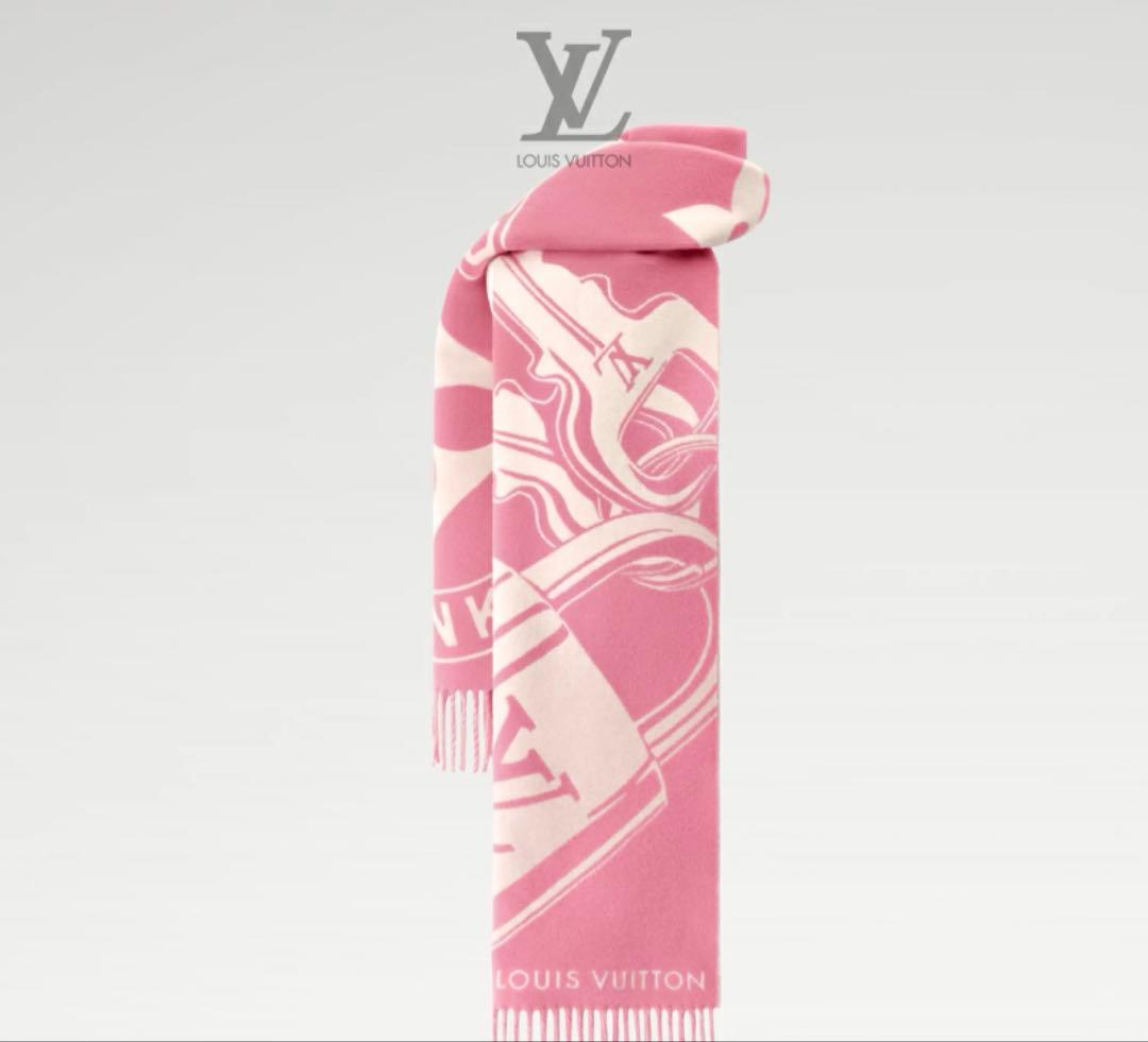 【新品未使用品】Louis Vuitton マフラー ロックアンドキーズ