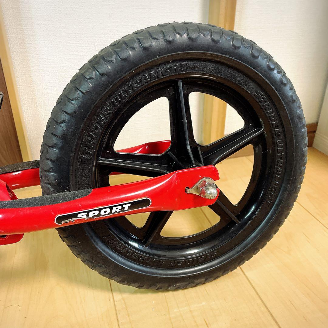 STRIDER スポーツ バランスバイク レッド 12インチ