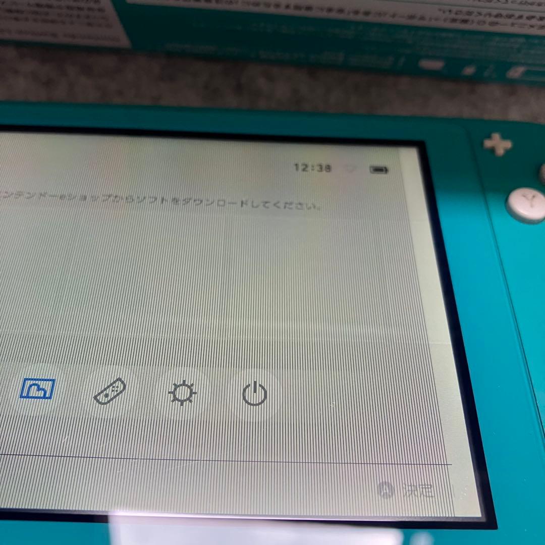 【液晶不具合あり】Nintendo Switch Lite ターコイズ 本体