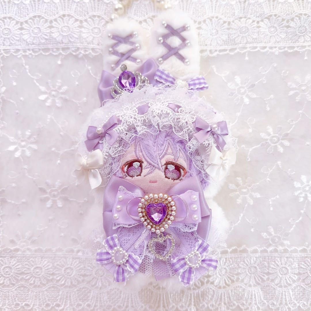 いつぬい　ぬい服　着ぐるみ　もこもこ　うさぎ　紫　パープル　あんスタ