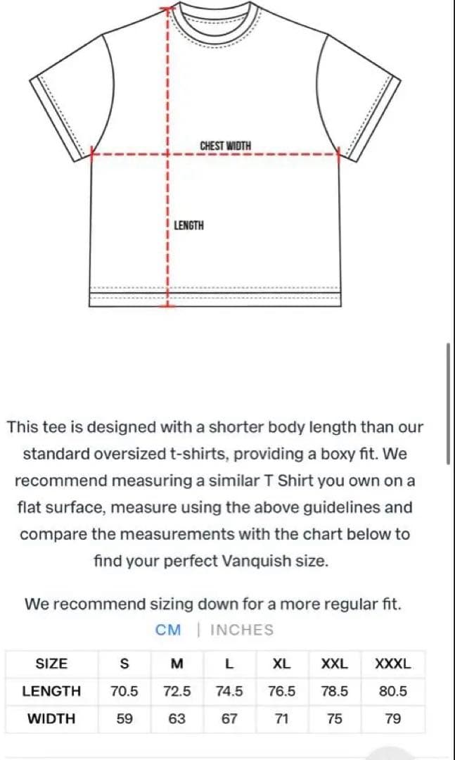 トップス VANQUISH FITNESS OVERSIZED BOXY T SHIRT