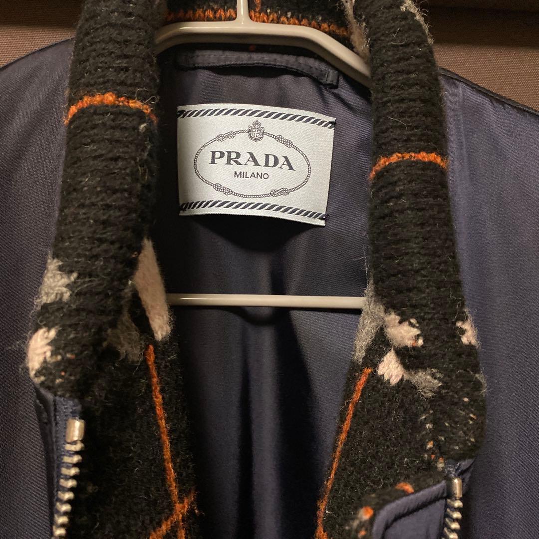 PRADA ネイビー MA-1フライトジャケット