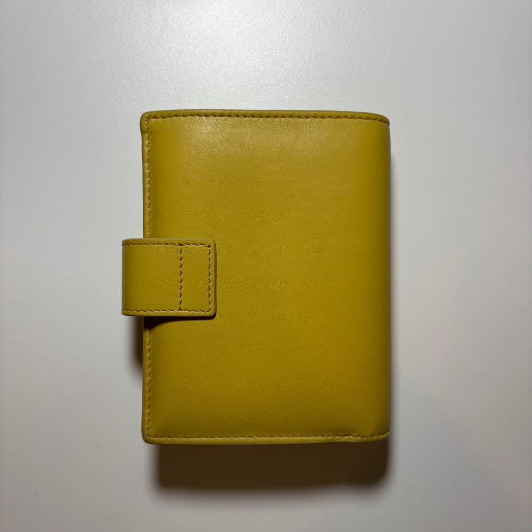 LOEWE インフレーテッド アナグラム ウォレット　ペールイエロー
