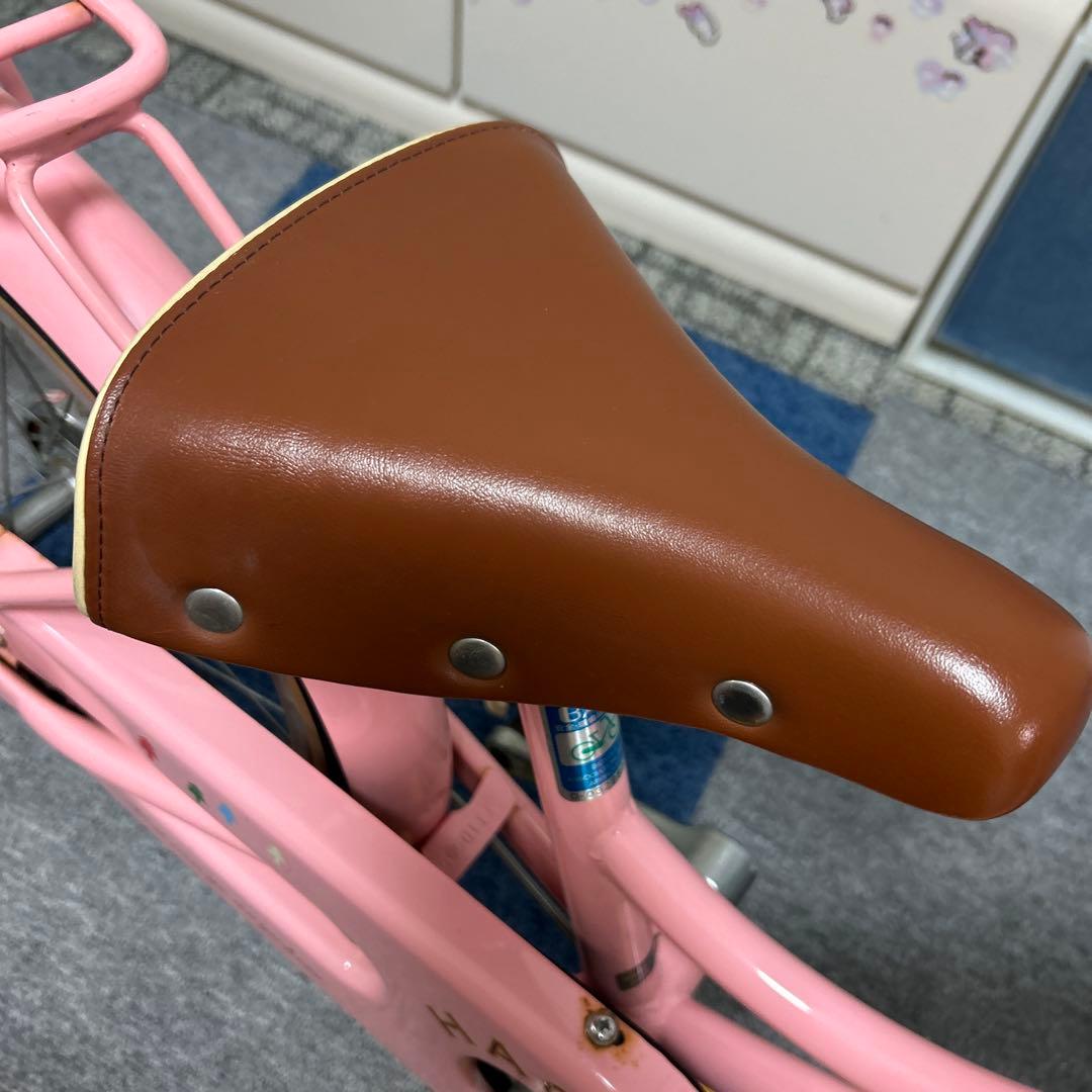 ブリヂストン HACCHI 子供用自転車 ピンク 18インチ　補助輪付き