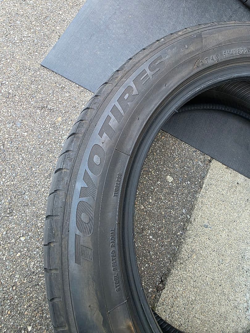 TOYO プロクセス 225/55R19 22年製 4本セット